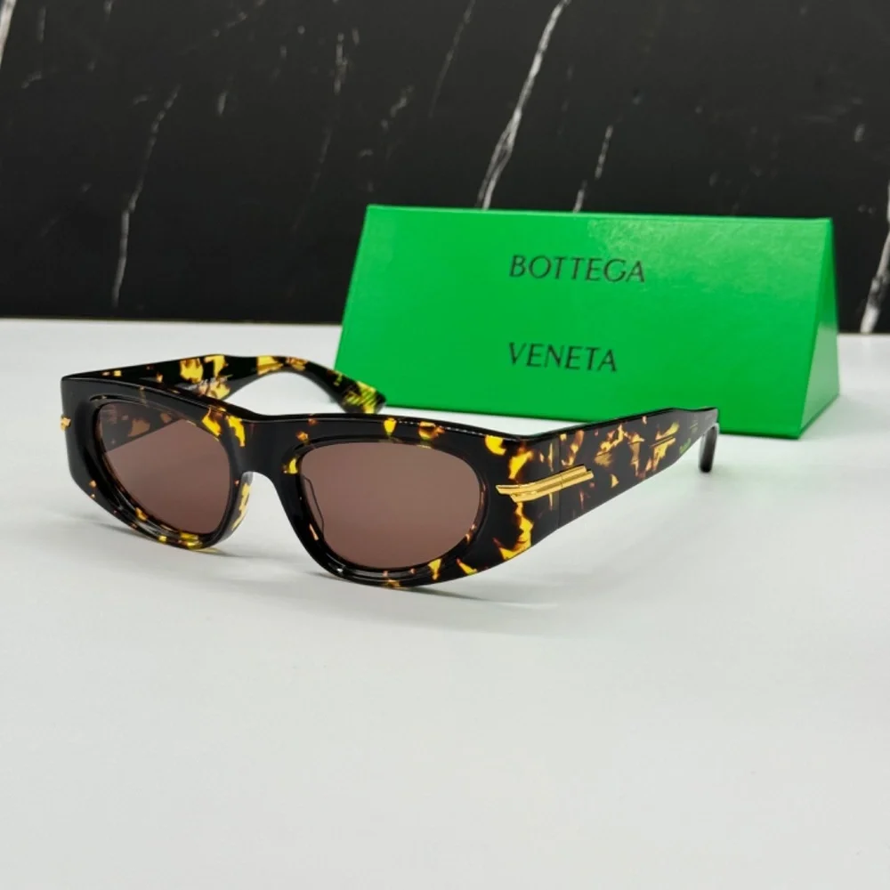 NEW BV1144S 002 BOTTEGA VENETA BROWN HAVANA CAT EYE WOMEN SUNGLASSES